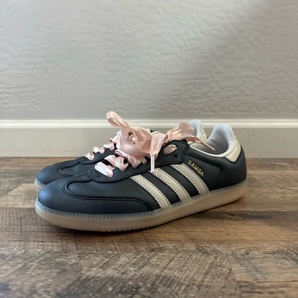 adidas Samba Black and White Sneakers - Picture 2 of 13